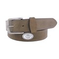 Zep-Pro Zep-Pro UGA-BOLPS-CRZ-LBR-42 Georgia Bulldogs Concho Emblem Crazyhorse Leather Belt Size 42 UGA-BOLPS-CRZ-LBR-42